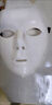 迪柏瑞面具成人男全脸 小丑黑客面具街舞化妆舞会v字恐怖鬼脸仇杀队死神 假面白色 实拍图