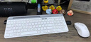 罗技（Logitech）K580无线蓝牙超薄静音键盘 办公键盘笔记本电脑手机Mac平板ipad键盘双模外接键盘薄膜 便携多屏 白色-办公套装【K580+M650-M】 实拍图