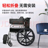 怡辉（YIHUI）轮椅老人带坐便器轻便携折叠家用手动推车全躺高靠瘫痪专用yh-x05 实拍图