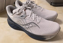 SAUCONY【彭于晏同款】索康尼胜利22专业强缓震跑鞋男厚底跑步鞋运动鞋男 白深兰218 44 实拍图