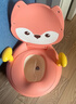 世纪宝贝（babyhood）儿童马桶坐便器 婴儿便尿盆 宝宝仿真小马桶 113小狐狸款藕粉色 实拍图