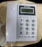 泰丰888电话机家用固定电话座机免提通话双键拨号来电显示商务办公室家庭酒店老人前台TF203白色 实拍图