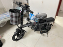 普莱德新国标折叠电动自行车 超长续航电动车 轻骑铝合金代驾车锂电池助力男女通用成人电瓶车代步电单车 旗舰-12减震-进囗级20A-纯电续航≤60km 实拍图