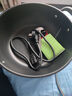 扬子电炒锅多功能家用铸铁电热锅电炒菜锅煎炒煮一体电饭锅电煮锅插电锅1-10人 定时款：四灯铸铁锅 30CM无蒸笼【加厚加深】 实拍图