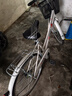 火星翼自行车男女式单变速轻便男成年人代步通勤上班学生复古公主单车 低梁-白色-豪华版 升级实心胎26寸 实拍图