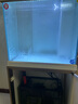 森森（SUNSUN）大型鱼缸底过滤水族箱客厅家用落地玻璃生态金鱼缸 【实时温显+灯控】珍珠白 0.6米长35cm宽 实拍图