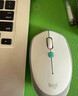 罗技（Logitech） M380 无线鼠标 无线2.4G 办公鼠标 百度AI智能语音输入打字翻译 家用办公型M380 珍珠白 实拍图