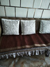 西漢家纺 夏季沙发垫麻将垫竹凉席坐垫通用凉垫凉席沙发垫套装飘窗凉垫 碳化咖【粗牛筋+双鱼线+硅胶颗粒防滑底】 70*240cm 实拍图