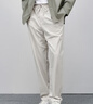 GXG男装  零压系列多色泡泡纱弹力简约宽松锥形长裤 米灰色 M (30) 实拍图