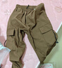 Homlean美式机能伞兵工装裤男春夏宽松小众阔腿休闲登山长裤S6603咖啡L 实拍图