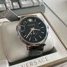 范思哲（VERSACE）瑞表夜光石英男表生日礼物送男友VEBQ01018-42MM宝石蓝 实拍图