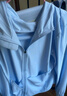 特步防晒衣女夏装绵绵冰3.0冰丝透气UPF50+抗紫外线运动服户外外套 天青色 XL 实拍图