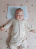 evebaby婴儿枕头宝宝云片枕0-1-3岁婴幼儿6个月以上新生儿童枕巾夏季透气 喵喵枕 蓝 (0-1岁 高0.5cm) 实拍图
