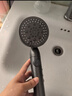 Rosecret【德国】增压淋浴花洒喷头全套强劲家用多功能洗澡手持莲蓬喷头 枪灰-单喷头+1.5米防爆软管+支架 硅胶出水孔密集大出水量畅享淋浴 实拍图