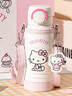 杯具熊儿童双饮保温杯小学生上学保温壶女士水杯大容量便携杯子送礼物 海浪双饮保温杯-hellokitty500ml 实拍图