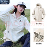 骆驼（CAMEL）【宙斯】单层冲锋衣户外登山服防风防水运动外套时尚风衣情侣款 AD12263538A5，宝宝蓝，男女同款 L 晒单实拍图