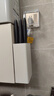 多朋冰箱侧面置物架厨房磁吸调料架壁挂纸巾保鲜膜挂架收纳储物架子 【白色磁吸】刀架 实拍图
