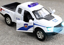 鑫思特（XST）儿童警车玩具可开门声光回力合金车110皮卡警察越野模型8生日礼物 实拍图