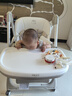 贝易婴儿餐椅宝宝餐椅儿童餐椅成长椅儿童座椅摇摇椅白贝壳+云感垫 实拍图