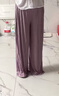 铁箭舞蹈裤女宽松莫代尔现代舞阔腿裤成人中国古典舞练功裤 韩紫色 L  实拍图