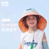 kocotreekk树儿童防晒帽大帽檐护颈披风帽夏户外海边太阳帽宝宝遮阳帽薄款 实拍图