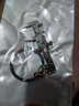 迷你卡尺便捷金属游标卡尺40mm钥匙扣钥匙便携工具挂件测量锌合金 银色 实拍图
