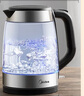 美的（Midea）电水壶热水壶电热水壶高硼硅玻璃1.7L大容量1800W暖水壶自动断电MK-SHJ1722 实拍图