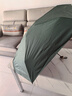 晴雨两用umbrella超轻迷你口袋伞女防紫外线防晒黑胶扁五折伞遮阳 墨绿 手动 实拍图