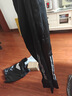 布恩普冰丝裤子男士夏季潮流宽松束脚工装裤夏天九分速干运动休闲卫长裤 深灰+黑色【抢手两条装】 XL 【建议体重110-140斤左右】 实拍图
