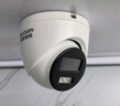 HIKVISION海康威视监控摄像头200万家用全彩夜视poe供电AI人形检测语音对讲商超室内半球K32HV2-LT 2.8MM 实拍图