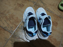 鸿星尔克（ERKE）童鞋中性大小童休闲鞋大网孔透气运动鞋羽蓝/墨水蓝34 实拍图