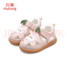 牧童儿童凉鞋宝宝学步鞋女夏镂空透气机能鞋婴儿防撞鞋子男 芭乐粉18 实拍图