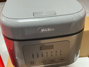 美的（Midea）电饭煲家用4L大容量3-4人智能预约不粘锅聚能微压香甜饭卤炖快速饭上蒸下煮实体有声电饭锅RA477 实拍图