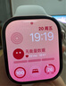 Apple/苹果 Watch Series 10 智能手表GPS款46毫米玫瑰金色铝金属表壳淡桃粉色运动型表带S/M MX293CH/B 实拍图