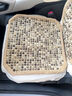 车优友 汽车坐垫 夏季免漆菩提子座垫 夏天透气凉座垫 木珠后方垫 米花色-前排2片+后排1片 本款适合99%车型-下单备注 实拍图