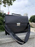 ComeKine来牛防盗公文包男士手提包高端商务包密码锁出差通勤公务员专用电脑包 C9835黑色进口牛皮 14寸 实拍图