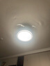钻石牌（DIAMOND） 吊扇灯隐形风扇灯led客厅卧室吊灯饰现代简约电扇灯吸顶带灯吊扇 48寸白色双圆-6档遥控-正反转 实拍图