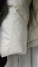 坦博尔羽绒服女短款时尚潮流可脱卸帽百搭保暖外套550388T 云川白 170  实拍图