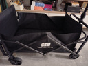 探险者露营车折叠推车户外露营儿童小推车营地车拉年货小拖车聚拢型推车 250L 曜石黑-静音实心轮+后开模式 实拍图