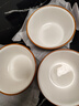 陶瓷碗家用喜庆乔迁新居碗碟餐具套装岁月静好饭碗 岁月静好3碗 实拍图