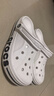 卡骆驰crocs洞洞鞋贝雅卡骆班轻便耐磨一脚蹬休闲鞋|205089 白/深蓝-126 40 (250mm) 实拍图
