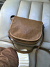 裘真头层植鞣牛皮休闲马鞍包复古简约单肩斜挎包女真皮小包 大象灰 实拍图