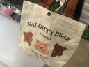 小熊帆布包女学生便携上班帆布兜手提包手拎便当帆布袋 微笑小熊（带按扣） 实拍图