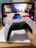 PlayStation索尼 PS5手柄 国行原装配件 游戏手柄 方向盘 PC电脑游戏手柄 PS5原装手柄（白色）＋连接线 实拍图