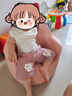 ZRYZ儿童沙发宝宝婴幼儿卡通可爱小沙发幼儿园阅读角靠背学坐小椅子 大号粉色兔子（1-12岁） 海绵 实拍图