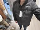 探拓（TECTOP）户外轻薄羽绒服男鸭绒保暖外套男 云墨黑 2XL 实拍图