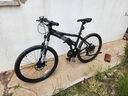 大行（DAHON）折叠山地车26英寸27速铝合金避震碟刹成人运动自行车XAA673M 消光黑 实拍图