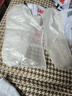 博沃尼克防雨鞋套加厚底便携式防水防滑耐磨雨靴套透明平底白色XXXL 44-45 实拍图