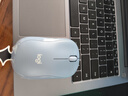 罗技（Logitech）M221 轻音鼠标 无线鼠标 办公鼠标 对称鼠标 带无线微型接收器 雾霭蓝 实拍图