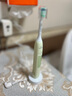 飞利浦（PHILIPS）【肖战推荐】电动牙刷钻石3系 生日礼物 成人情侣款送男生/女友 微泡水流 HX5161/05抹茶绿 实拍图
